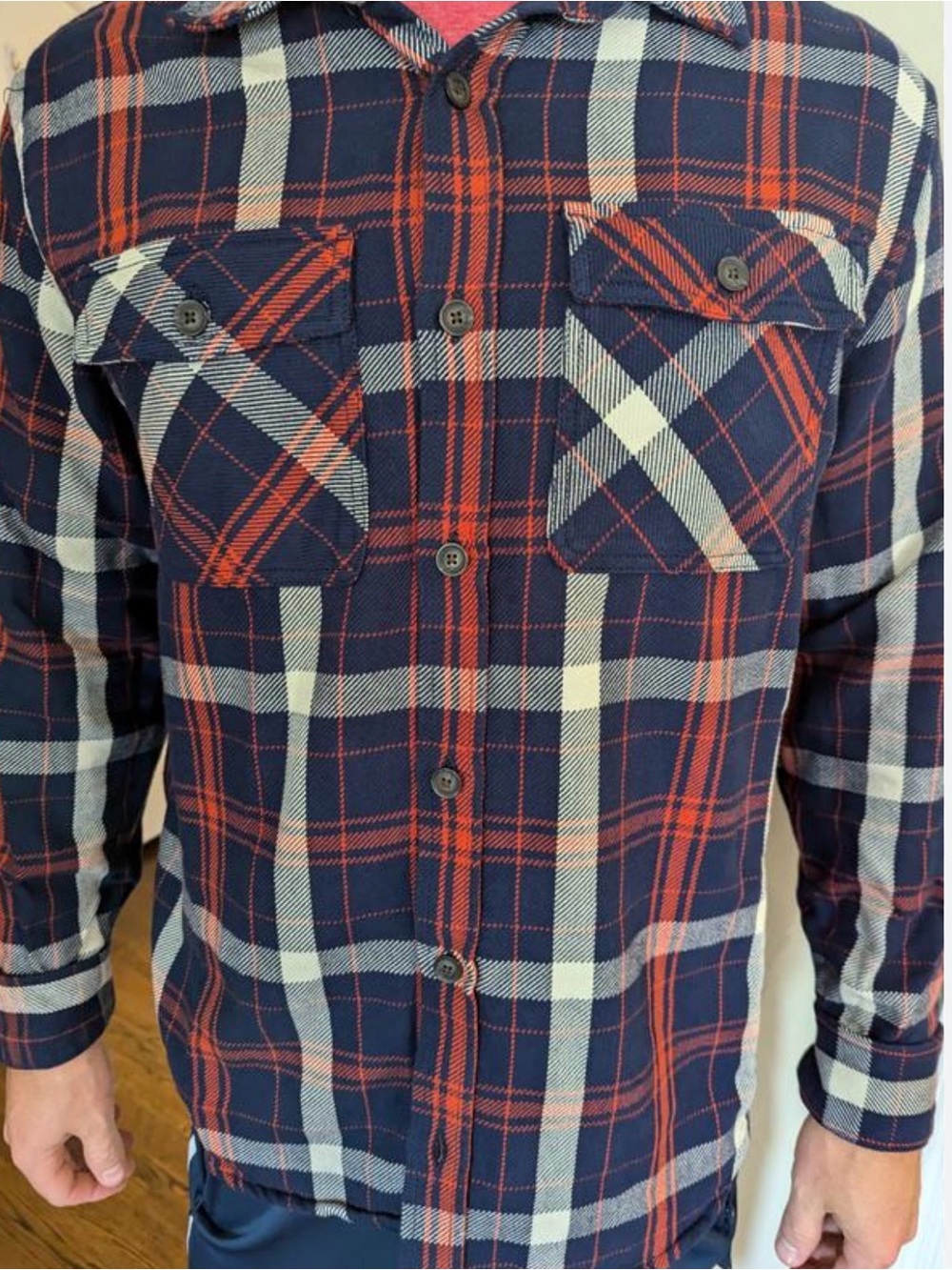 Alpine Design Men's Hike Heavyweight Flannel. MEADIUM